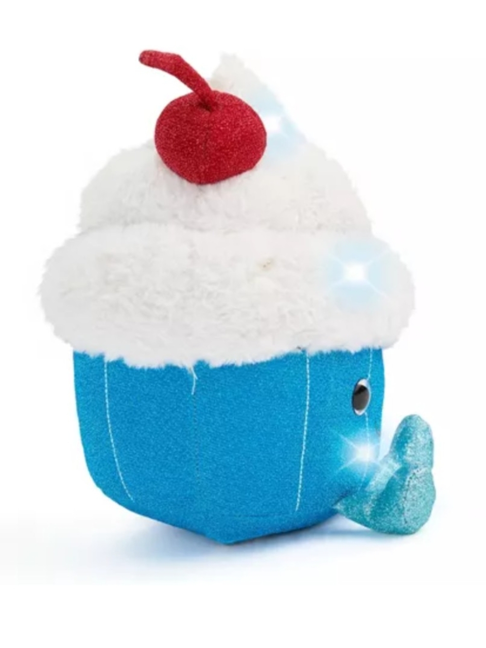 FAO Schwarz 11" Glow Brights Plush LED with Sound Cupcake - Picture 3 of 8